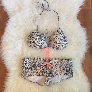 Body Glove leopard print bikini set